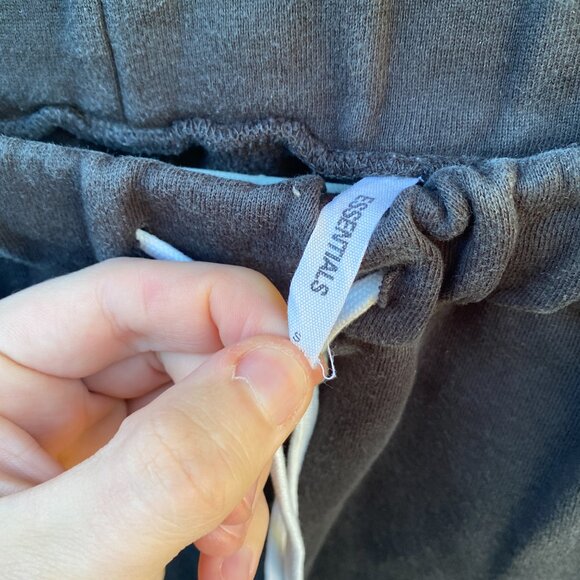 Essentials Fear of God Side Stripe Sweatpants Joggers Small Black - Picture 6 of 8